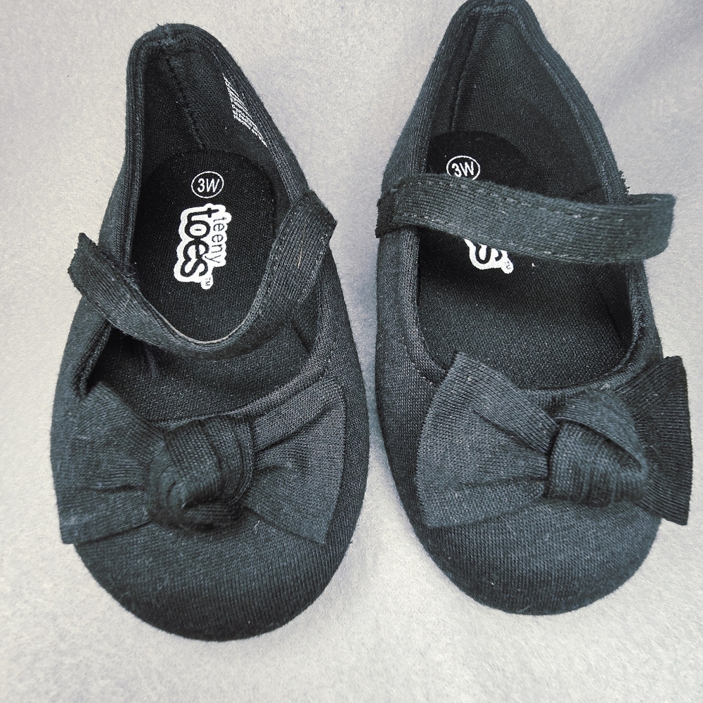 Teeny Toes Toddler Girls Ballerina Flats Size 3W
